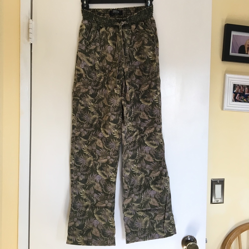 Sound style fabric pants